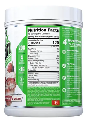 Salud y Equipamiento Médico - Proteina Vegana 594g Fresas 2