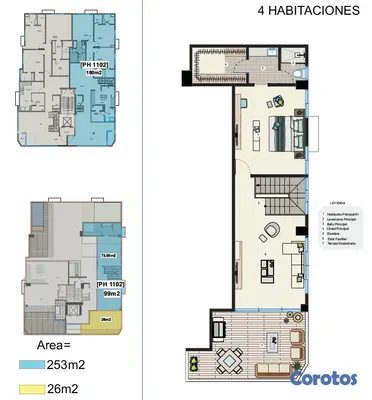 apartamentos - Proyecto de apartamentos en venta (180mt2) de 3 habitaciones en Bella Vista 8