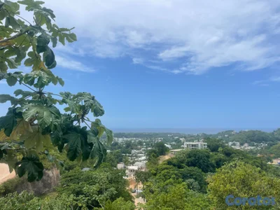 Terreno con vista al mar