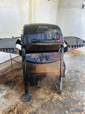 electrodomesticos - Asador de carne y tanque de gas  2