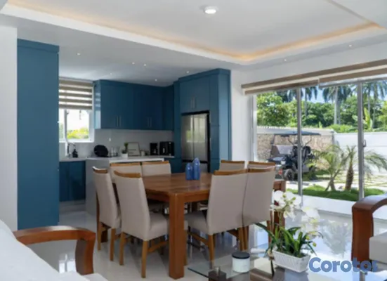 casas vacacionales y villas - Villa Completamente Amueblada con Piscina 7