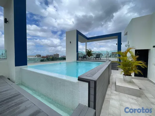 apartamentos - Se alquila, Apartamento 2Hab Amueblado Fino c/Pisc 9