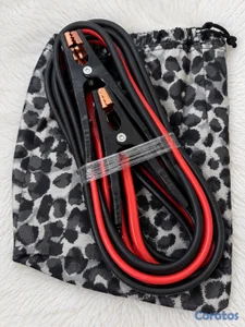 1. *Cables Pasacorriente Leopardo | Jumper Cables + Bolsa | Auto*
