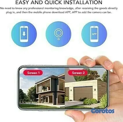 camaras y audio - CAMARA WIFI DE EXTERIOR TIPO DOMO 360 Ai SMART CAMERA 8021-16004 5