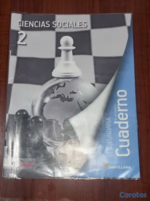 libros y revistas - Libro y Cuadernillo usados de Sociales Santillana 2º de secundaria  3