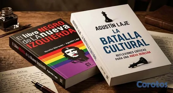 libros y revistas - 📚 Agustín Laje: La Batalla Cultural + El Libro Neg 2