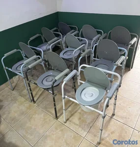 Inodoros portatil y sillas de rueda