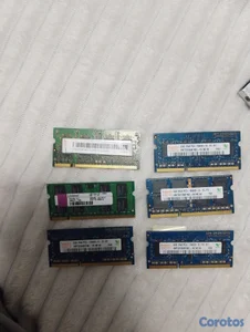memoria RAM de 1 GB,2 GB, 2GB, 4 GB, 2GB, 2GB DDR4 DDR3