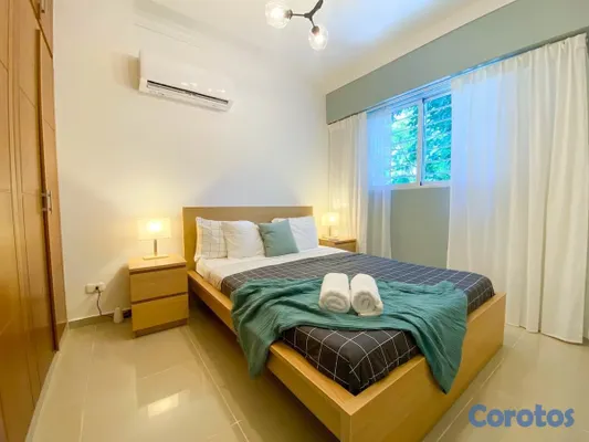 apartamentos - Alquiler / Renta Apartamento de 1 Hab. Gazcue Amue 4