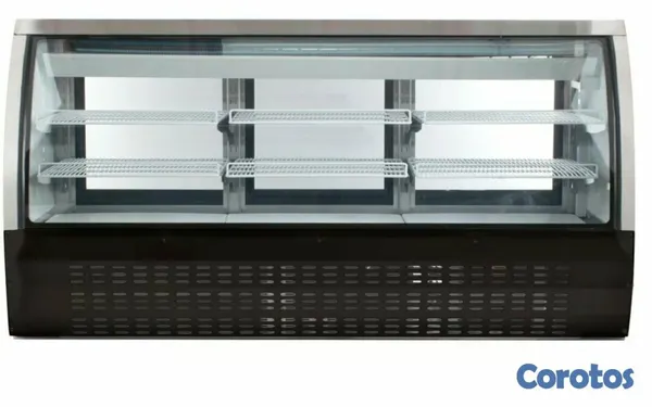 equipos profesionales - Freezer exhibidor de embutidos Deli-Case NUEVO cristal curvado  4
