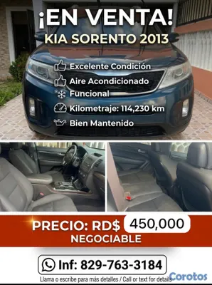 jeepetas y camionetas - Kia sorento 2013 negociable  2