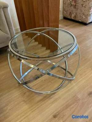 muebles y colchones - Diámetro superior: 23.5”, diámetro máximo : 28.5”, altura: 20” NEG  2