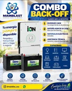 NO TE QUEDES SIN LUZ. COMPRA EL COMBO DE INVERSOR 