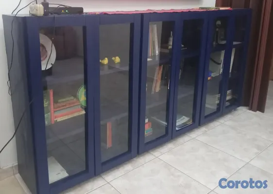muebles y colchones - Lindo librero color azul royal 2