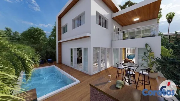 casas - Villas en venta de 3 habitaciones con diseño moder 2