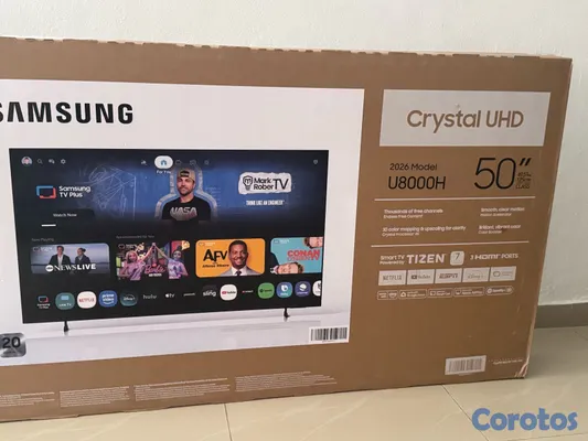 tv - Samsung 50” Crystal UHD 4K U8000H 2026 – Smart TV Tizen 3
