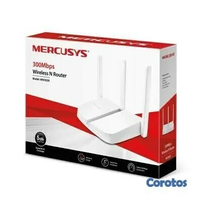 otros electronicos - ROUSTER MERCUSYS MW306R 3 ANTENAS  DE ALTA EFICINCIA EN SUS Conexiones  2