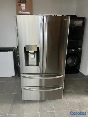 electrodomesticos - nevera LG 4 puertas dispersador de hielo y de agua  2