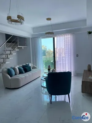 apartamentos - Lujoso Loft Amoblado Dúplex en Piantini – Piso Alt 5