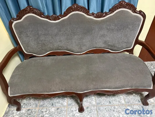 muebles y colchones - Juego de muebles Caoba  3