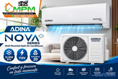 Aire Acondicionado ADINA 12,000 BTU 110V Eficiencia 20 