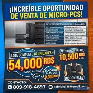 Lote de Mini PC DELL Optiplex Micro 