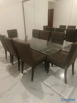 muebles y colchones - Comedor 8 sillas  2