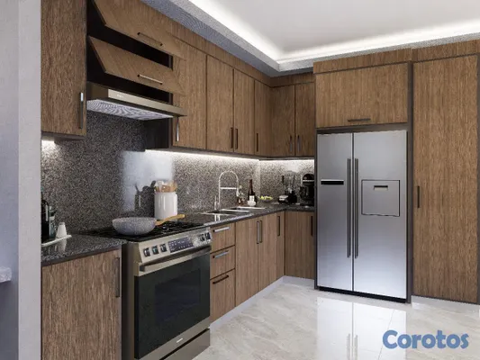apartamentos - Apartamento en venta en Residencial Camila II, Monte Adentro, Santiago 6