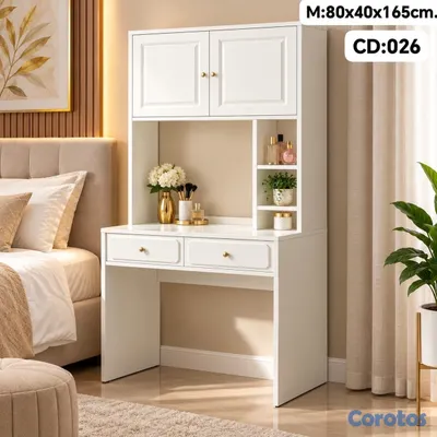 decoración y accesorios - Mueble Multifuncional 

Material: madera prensada 

Medida: 80x40x165cm.
 2