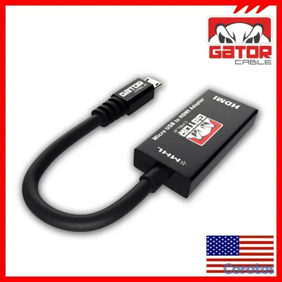 accesorios para electronica - CABLE CONVERTIDOR ADAPTADOR MHL MICRO USB 2.0 A HDMI. 5
