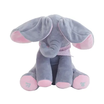 juguetes - Elefante animado de peluche interactivo Canta y Mueve juguete regalo bebe niño 2