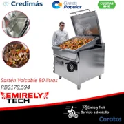 equipos profesionales - Sarten volcable sarten basculante de volteo para e