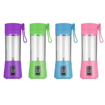 electrodomesticos - Licuadora Portatil Recargable Portable Jugos Batidos Batidor 4 CUCHILLAS 5