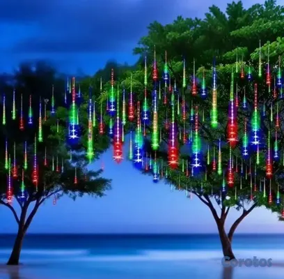 decoración y accesorios - Tubos de Luces Navideñas Hermosos 🌺🌺👌 3