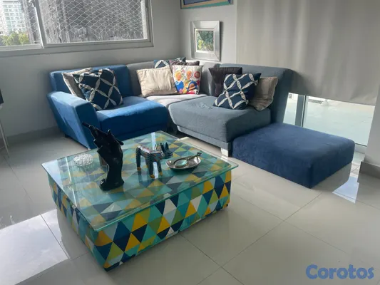 muebles y colchones - JUEGO DE SALA MODERMO ESTILO LOUIS BOBOIS 2