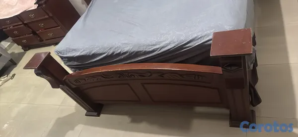 muebles y colchones - Juego de Habitación de 60 en caoba  3