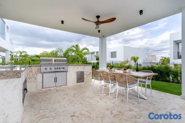 casas vacacionales y villas - Villa de lujo amueblada en Playa Nueva Romana. 5