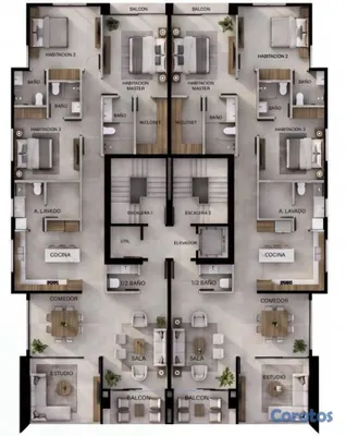Proyectos - Proyecto de Apartamentos totalmente familiar 3