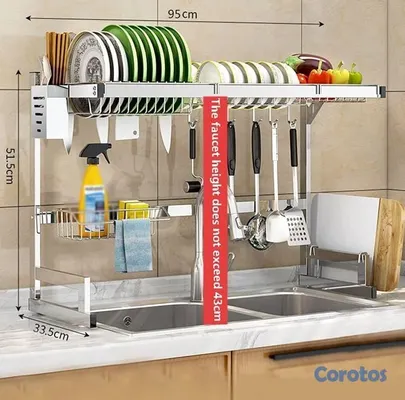 cocina - Escurridor Organizador de Platos, Vasos y Cubierto 2