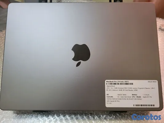 computadoras y laptops - Macbook Pro 2021 (M1pro) 14" 512GB SSD  4
