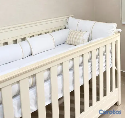 muebles - CUNA CON COLCHON Y COJINES 2