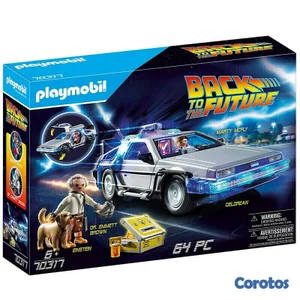 Playmobil Volver al Furturo Delorean Set de Vehiculo y 2 Figuras