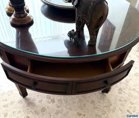muebles y colchones - Mesa de Centro para Sala - ¡Como Nueva! 4