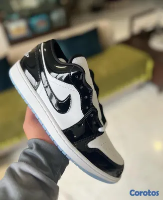 zapatos para hombre - Tenis Teni Nike Air Jordan Retro 1 Low Bred Toe Original Originales Sneaker 👺 6