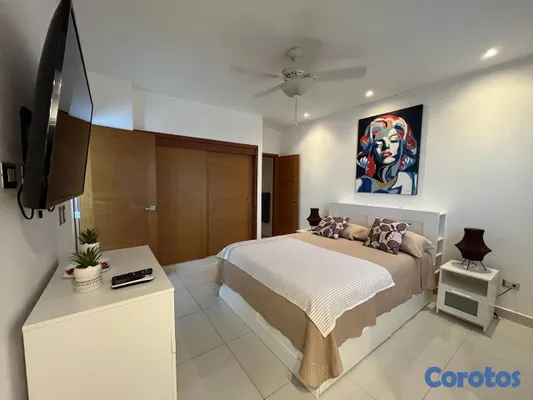 apartamentos - Apartamento en Alquiler en Piantini Amueblado de U 5