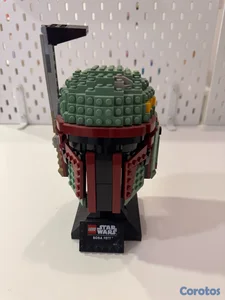 Casco LEGO Star Wars Boba Fett (75277) armado, de 