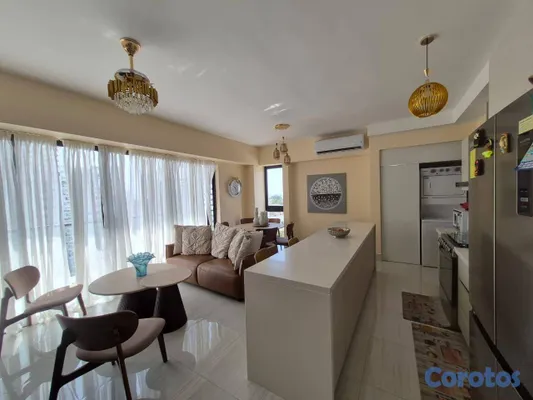 apartamentos - Apartamento en alquiler Bella vista, 2 hab amuebla 7
