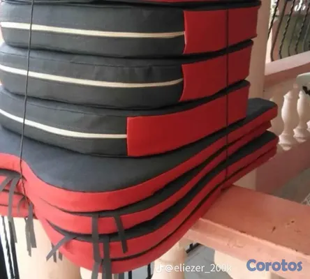 muebles y colchones - se vende cojines para tu mesedora en fibra de vidrio nuevo 2