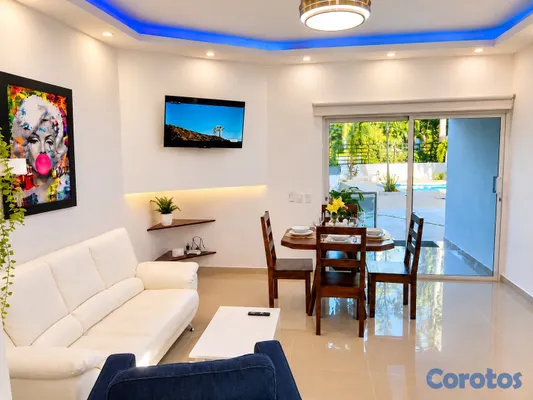 apartamentos - Apartamento amueblado 2 hab. con piscina en La Ceiba, Las Terrenas – US$770/mes 7
