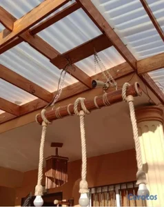 Lámparas de galerias, terrazas, comedor y cada espacio. 